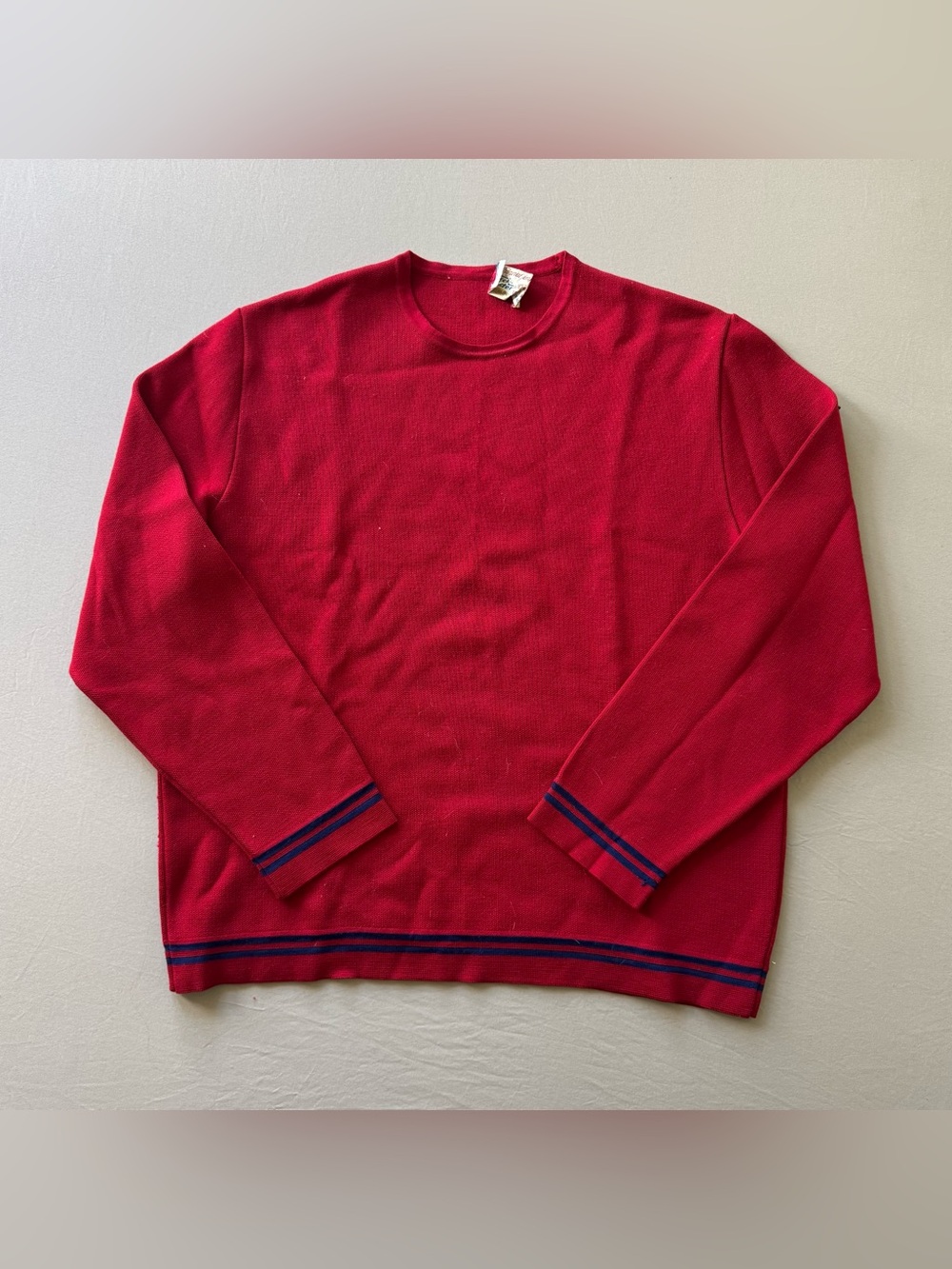Vintage 1970s Strick-Meister Wool Crew Sweater